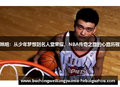 姚明：从少年梦想到名人堂荣耀，NBA传奇之路的心路历程